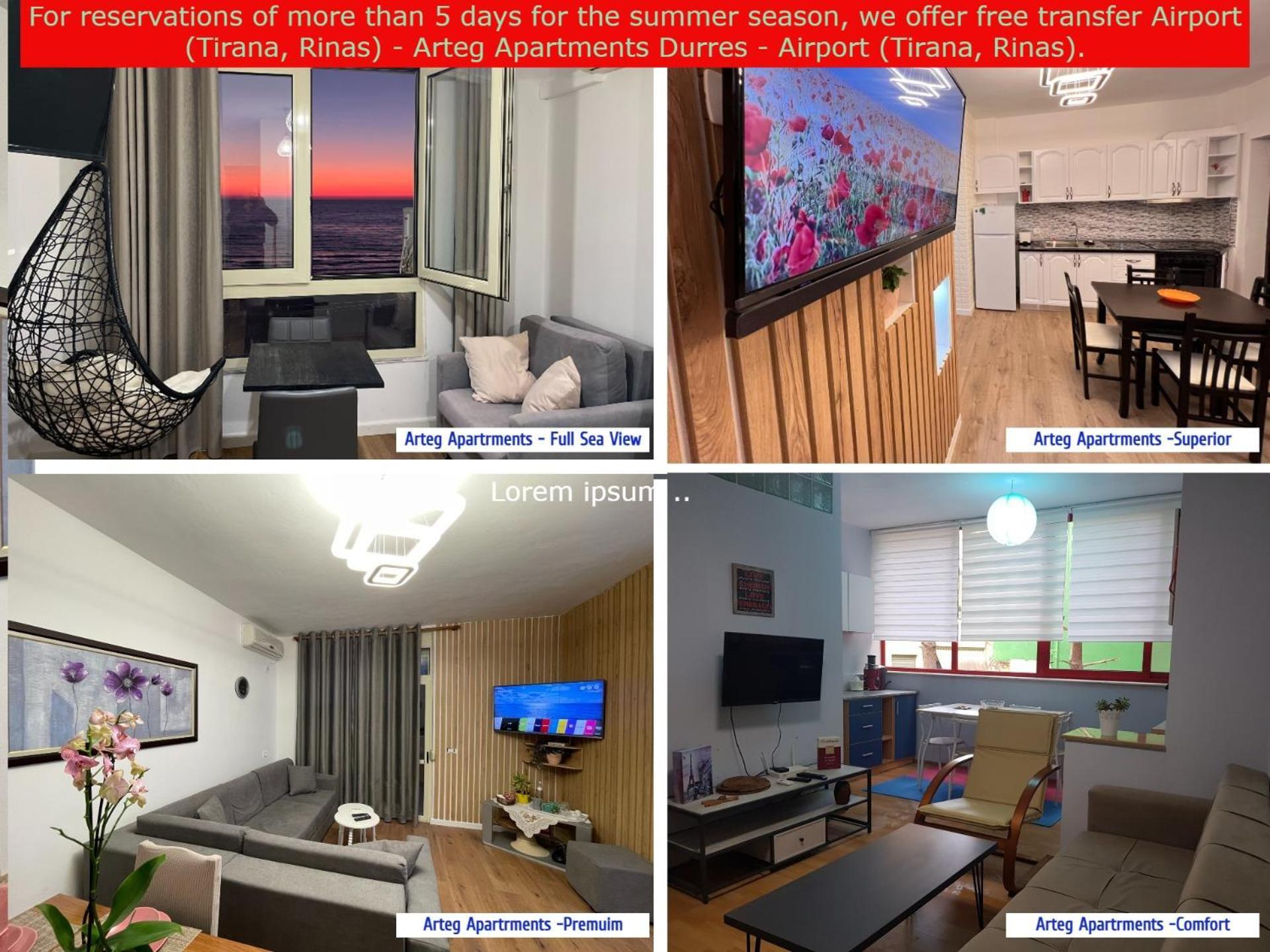 Arteg Apartments - Premium Durres Exterior photo